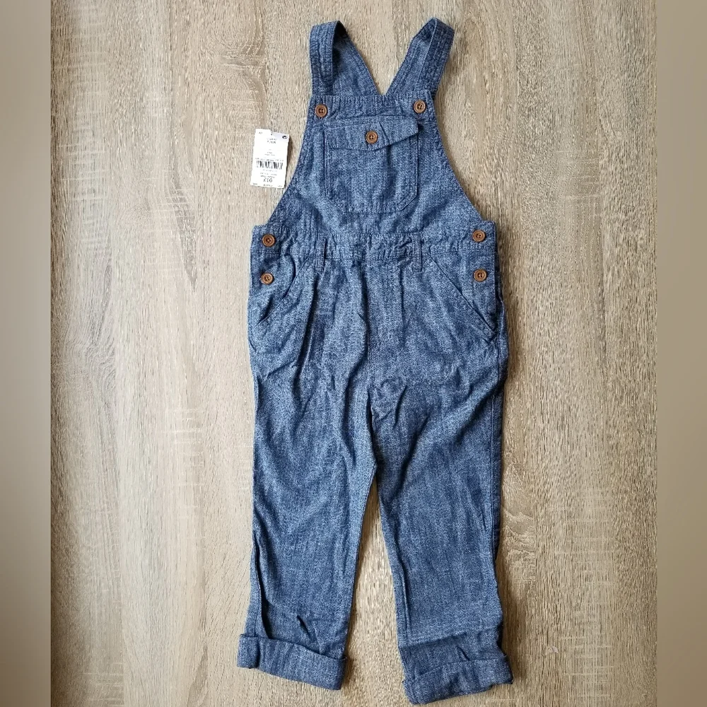 2011 nwt NEXT Direct 5-6 years boy girl chambray overalls - Picture 2 of 15